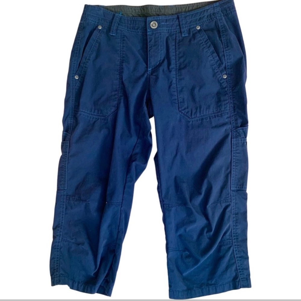 KUHL Blue Cargo Crop Capri Pants